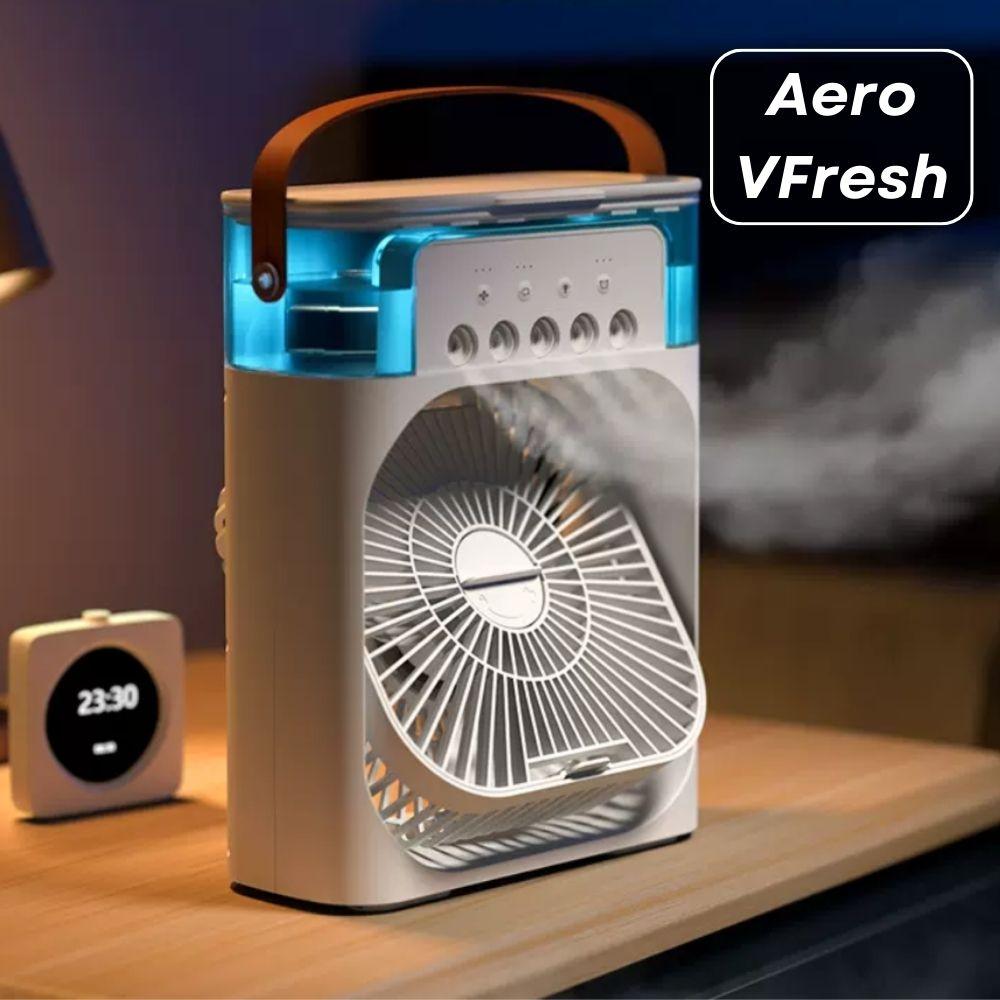 Aero VFresh® - Ventilador Umidificador de Ar Portátil - QG Shopping